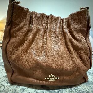 Coach Tan Leather Hobo Bag